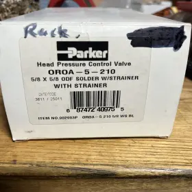 902903p Sporlan Parker Oroa-5 210 5/8 X Odf Head Pressure Control Valv