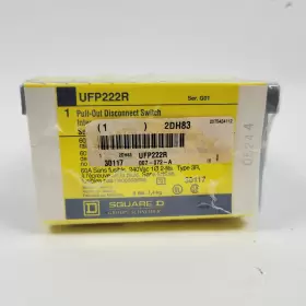 Ufp222r Squared 60a Non-fused 240v Nema 3r A/c Pull Disconnect Switch New #3