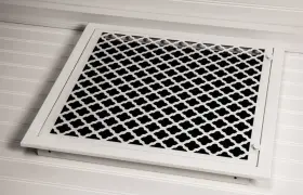 Steelcrest 841995100814 Hinged Return-air Grille With Washable/removable Filter 16x16/18x18