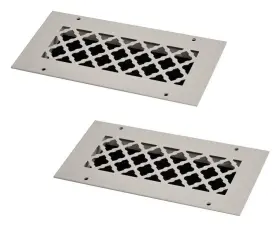 Btu10x4rwhh Steelcrest Wall/ceiling Return Vent Cover 10ftftx4ftft D.o/12ftftx6ftft O.f White 2-pk