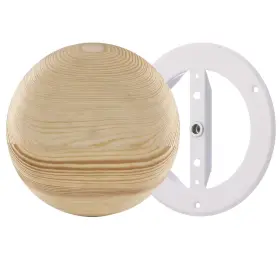 Steinberg14 St-kd125 5inch Wooden Vent Cover Adjustable Supply And Exhaust Valve For Wall/ceiling