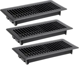 Ulsmc01331 Sumnacon Floor Register 4 X 10 Inch Metal Vents 3 Pack Sturdy