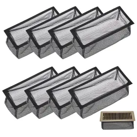 Ulsmc01351 Sumnacon Floor Register Cover Trap 8 Pack Vent Traps For Home 4