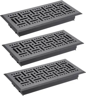 Ulsmc01423 Sumnacon Floor Vent Covers Metal Register 4 X 10 Inch Set Of 3 Heavy Duty