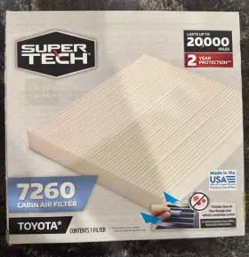7260 Super Tech Supertech Cabin Air Filter Replacement For Toyota