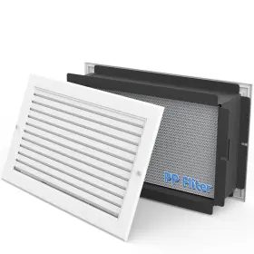 Ap1408 Suprocky Wall Return Air Pathway With Ecofriendly Pp Filter And Aluminum Grille 14 Inch X 8