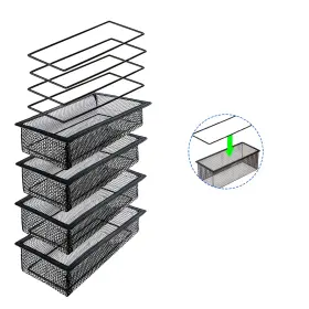 Xw24041004 Svteli 4-pack Vent Nets For Home Floor Screen Net 4x10 To Trap Pet Hair