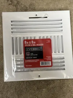 924714 Sweetdealalabama Everbilt 8 Inch X 4-way Steel Wall/ceiling Register White