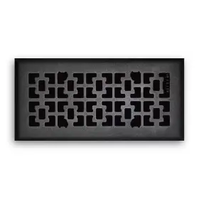 T.a. Industries 445033050012 Floor Diffuser Steel Register Vent Grate Cover Vintage Victorian 4 X 12