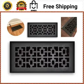 H166vmb04x10 T.a. Industries Air Floor Diffuser 4 Inch X 10 Steel Vintage Decorative Vent Cover Matte