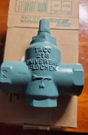 218-3 Taco 3/4 Inch Universal Flo-chek Valve Brand New