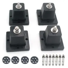 36000-75000btu Taurox Ryjd0008 Anti-vibration Shock Absorbing Rubber Ground Stand Large #2