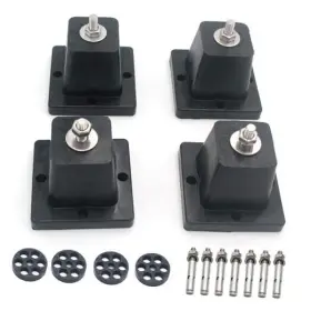 36000-75000btu Taurox Ryjd0008 Anti-vibration Shock Absorbing Rubber Ground Stand Large
