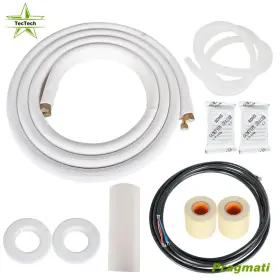 Pr4537552 Tectech 3/8 Inch- 5/8 Inch Dia.16 Feet Install Kit Fit For Mini Split Heat Pump Systems