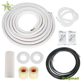Tectech Pr4538208 25 Ft 1/4 Inch -3/8 Install Kit For Mini Split Heat Pump Systems High Quality