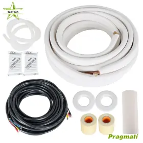 Pr4539192 Tectech 50 Feet 1/4 Inch - 3/8 Dia. White Install Kit For Mini Split Heat Pump Systems Us