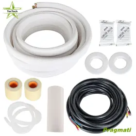 Pr4539520 Tectech 50 Feet 3/8 Inch - 5/8 Dia. Install Kits For Mini Split Heat Pump Systems New