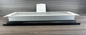 Texas Buildmart 6040156650418 20x6 Modern Ac Vent Cover Decorative White Air Standard Linear Damaged #2