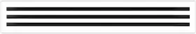 Texas Buildmart 661706507097 36x6 Ac Vent Cover White Standard Linear Slot Diffuser Register Grille