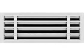 Texas Buildmart 661706507127 22x8 Modern Ac Vent Cover - Decorative White Air Standard Linear Slot Dif #2