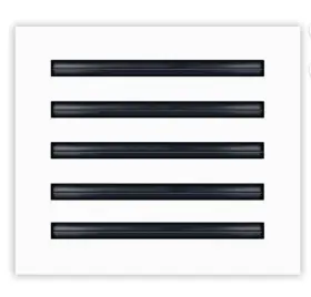 Texas Buildmart 661706507202 12x10 Modern Ac Vent Cover White Air Standard Linear Slot Diffuse #2