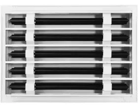 Texas Buildmart 661706507202 12x10 Modern Ac Vent Cover White Air Standard Linear Slot Diffuse #3