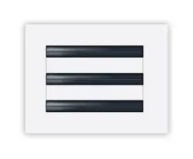 Texas Buildmart 713289150747 8x6 Modern Ac Vent Cover-decorative White Air - Standard Linear Slot 4