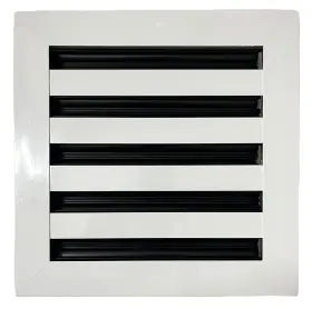 Texas Buildmart 713289150761 10x10 Modern Ac Vent Cover - Decorative White Air Standard No Screws #2
