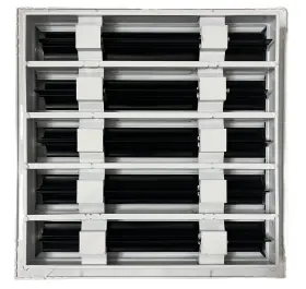 Texas Buildmart 713289150761 10x10 Modern Ac Vent Cover - Decorative White Air Standard No Screws #3