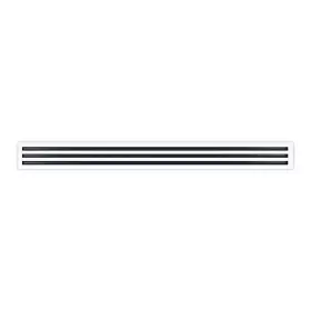 Texas Buildmart 786552840171 72 Inch Linear Slot Diffuser 3 Triple - White Decorative Air Vent Modern