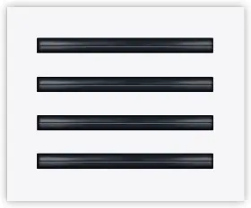 B085vfh8kc Texas Buildmart 12x10 Modern Ac Vent Cover Decorative Air Standard Linear 5 Slot Diffuser
