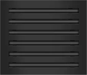 B0bzwzlh49 Texas Buildmart 14x12 Modern Ac Vent Cover Decorative Black Air Standard Linear Slot Diffu
