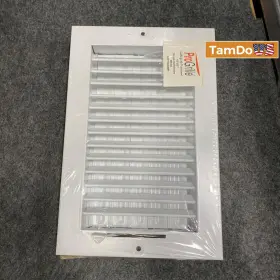 Sdf1006wh The Ac Outlet Lot Of 2 Progrille Single Deflection 10 Inch X6 Grille Vents