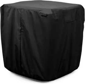 600d The Cover Store 722034656342 Air Conditioner Durable Weather-resistant Polyester Ripstop Black