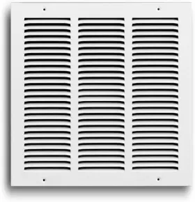 C17016x16 The Rectorseal Corporation Return Air Grille 16 Inch H X W Steel Powder Coat White - Truaire