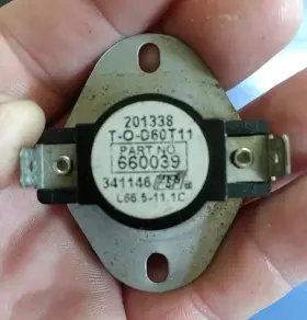 T-o-d60t11 Therm-o-disc 201338 Lg Dryer Furnace Limit Switch 660039 341146