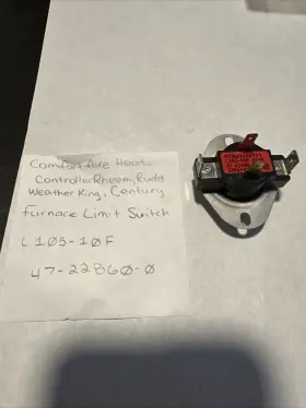 Htr24v69t11 Therm-o-disc 47-22860-01 Furnace Limit Switch L105-10f 326819 T-o-d #2