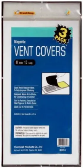 Mc815 Thermwell Products Mc815/3 3-pack 8 X 15-inch Magnetic Vent Covers