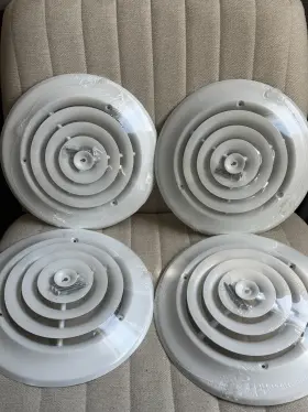 Gfa-therwen-903 Therwen 4 Pieces 8 Inch Round Vent Cover Ceiling Diffuser Hvac Duct Repla