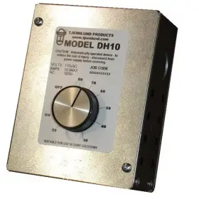 Tjernlund 313042578575 9 Inch X 5 4 Underaire Adjustable Dehumidistat Vent Controller