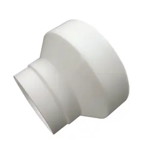 Tomactfy 788609635693 6 To 4 Inch Duct Reducer Dryer Vent Hose Adapter Pvc Ventilation Ducting