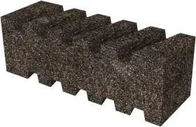 12-178 Tool 313056884860 Fluted Rub Brick 6 Inch X 2 20 Grit For Removing Form And Mold Marks