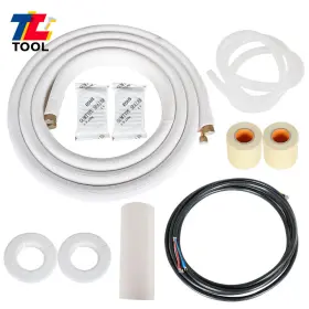 Tl4592888 Tool Library 16ft 3/8 5/8in Air Conditioning Cooling Connection Pipe Install Kit