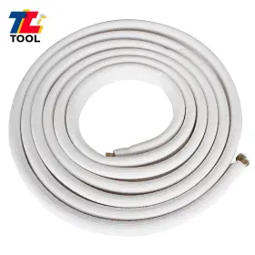 Tl4593054 Tool Library 1/4 Inch - 3/8 Dia 25ft Copper Ductless Mini Split Line Connection Accessory