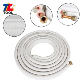 Tl4593220 Tool Library 1/4 1/2in Dia. 25ft Air Conditioning Cooling Connection Pipe Install Kit