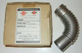 22744961 Toyostove L Shaped Exhaust Joint All Laser Ff Models