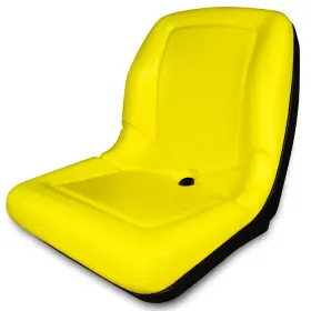 Trac Seats Yellow-ts-18 Jdbrkt1 Yellow High Back Seat For John Deere Gt225 Gt235 Gt245 Gx325 Gx335