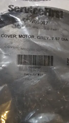 Cov3607 Trane Grey Motor Cover Oem
