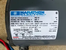 X70421042010 Trane Mot03765 Blower Motor X70421042010. Same Day Shipping #2