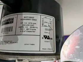 Mot18623 Trane Works - Oem American Standard Fan Motor 1/4 Hp 230v #3